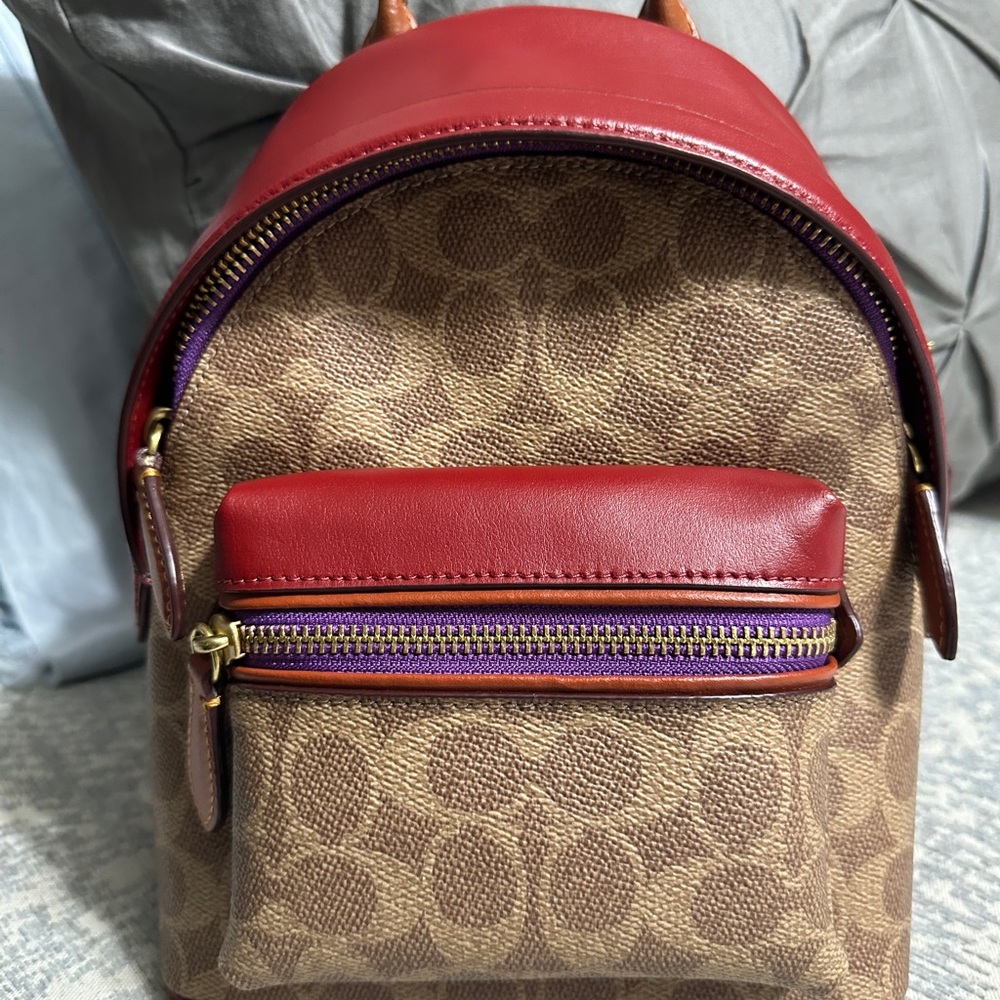 COACH Signature Charter Backpack 18